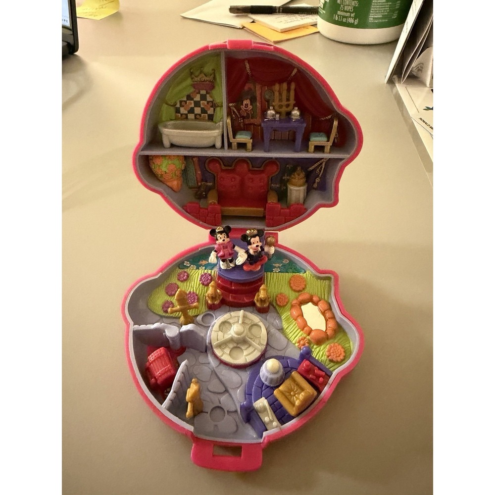 Disney Mickey & Minnie Mouse Compact Bluebird Polly Pocket Vintage 1995 Complete
